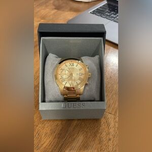 Guess Gold Chronograph Watch